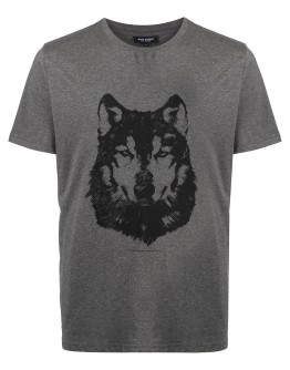 wolf print t-shirt