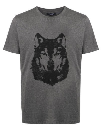 wolf print t-shirt