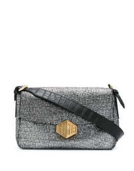 Geiger 20 metallic tweed shoulder bag