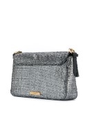 Geiger 20 metallic tweed shoulder bag