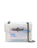 Chelsea iridescent croc-effect shoulder bag 