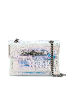 Chelsea iridescent croc-effect shoulder bag 