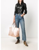Violet horizontal tote