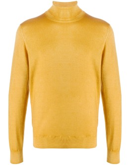 roll-neck virgin wool jumper