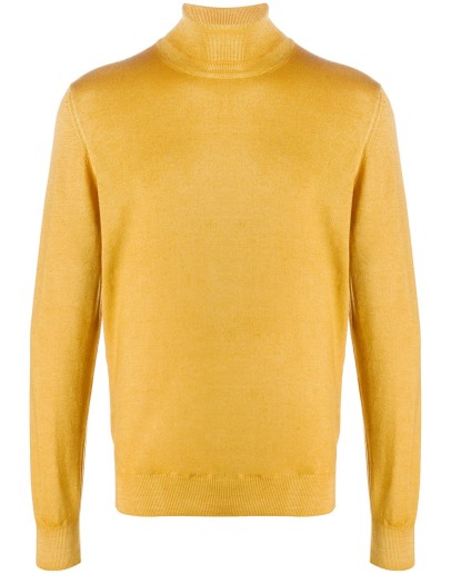 roll-neck virgin wool jumper