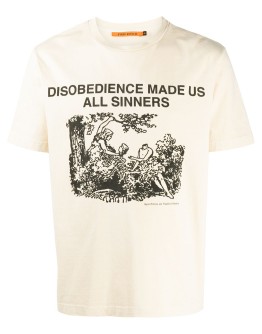 biblical print T-shirt