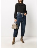 tie-waist jeans