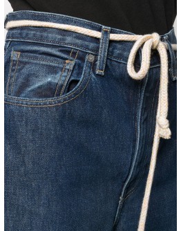 tie-waist jeans