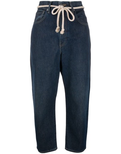 tie-waist jeans