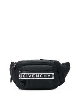 logo-panel belt bag