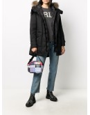 faux-fur trimmed hood puffer coat