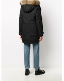 faux-fur trimmed hood puffer coat
