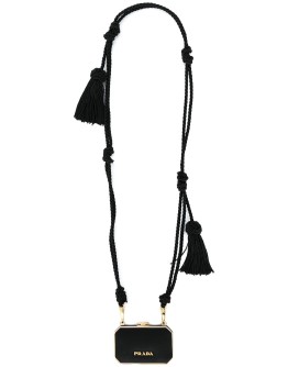 tassle-detail make-up bag