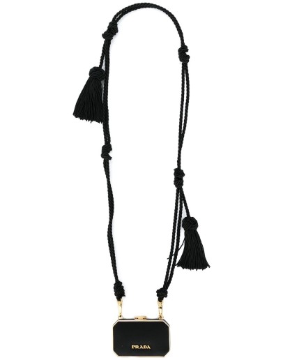 tassle-detail make-up bag