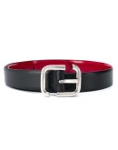 sculpted buckle belt