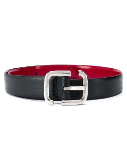 sculpted buckle belt