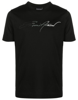 script logo T-shirt