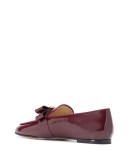 T-logo almond-toe loafers