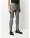 slim fit wool trousers