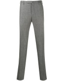 slim fit wool trousers