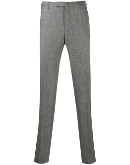 slim fit wool trousers