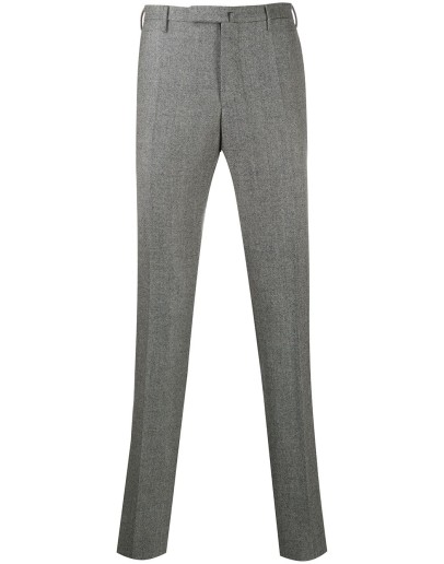 slim fit wool trousers