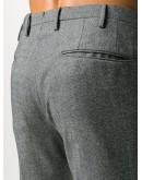 slim fit wool trousers