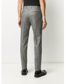 slim fit wool trousers