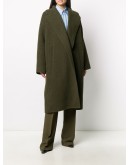 belted-waist oversize coat