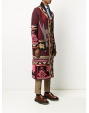 long tapestry cardigan