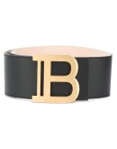 logo-buckle belt