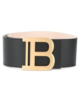 logo-buckle belt