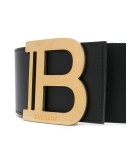 logo-buckle belt