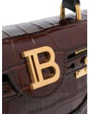 crocodile-effecte mini tote bag