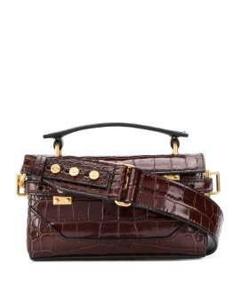 crocodile-effecte mini tote bag