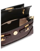 crocodile-effecte mini tote bag