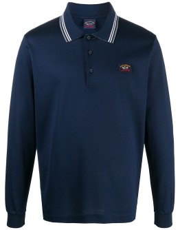 long-sleeve polo shirt