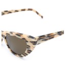 leopard-print cat-eye sunglasses