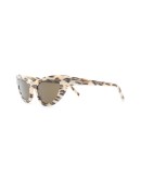 leopard-print cat-eye sunglasses