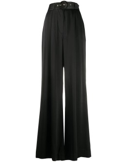 belted waist trousers
