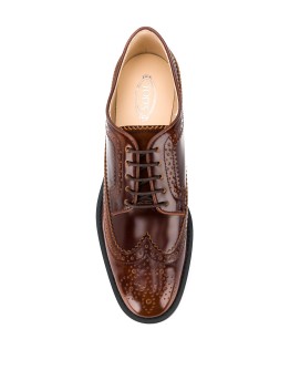 lace-up leather brogues