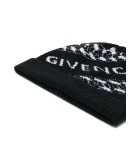 logo knit beanie