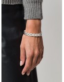 braided-design cuff bracelet