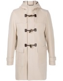 toggle buttons hooded coat
