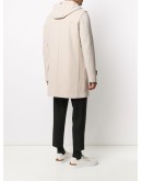 toggle buttons hooded coat