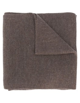ribbed knit scarf