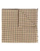 check wool scarf