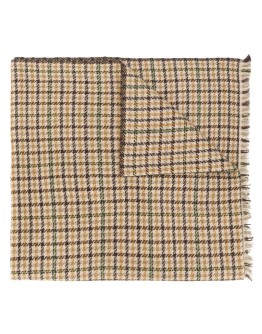 check wool scarf
