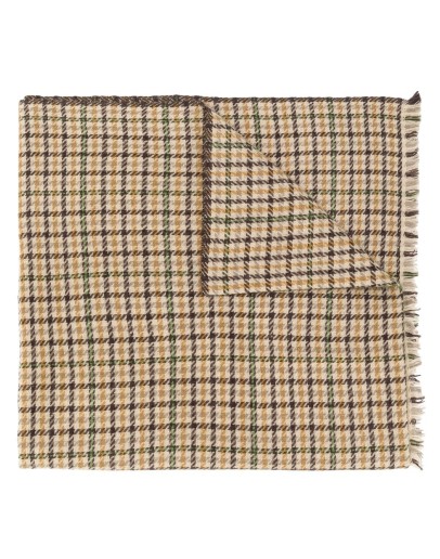 check wool scarf