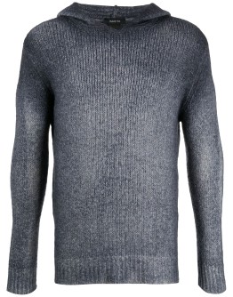 knitted hoodie